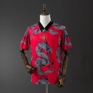 manchester united 19 20 chinese dragon special edition retro jersey 001