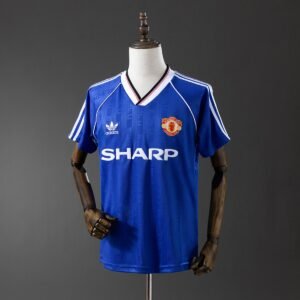 manchester united 88 90 2nd away retro jersey 001