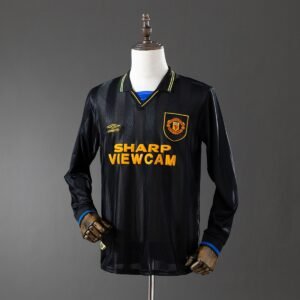 manchester united 93 94 away long sleeve retro jersey 001
