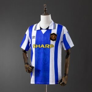 manchester united 94 96 2nd away retro jersey 001