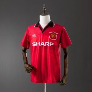 manchester united 94 96 home retro jersey 001