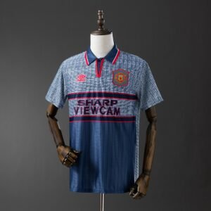 manchester united 95 96 away retro jersey 001