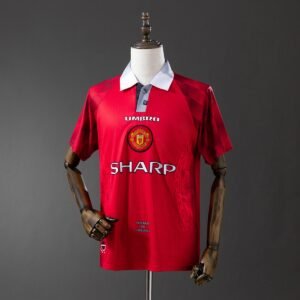 manchester united 96 97 home retro jersey 001
