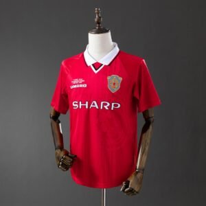 manchester united 99 00 home retro jersey 001