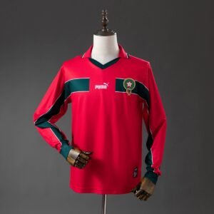 morocco 1998 third long sleeve retro jersey 001