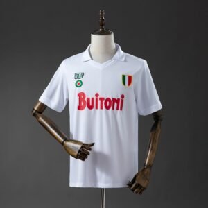 napoli 87 88 away retro jersey 001