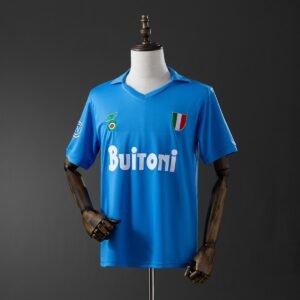 napoli 87 88 home retro jersey 001