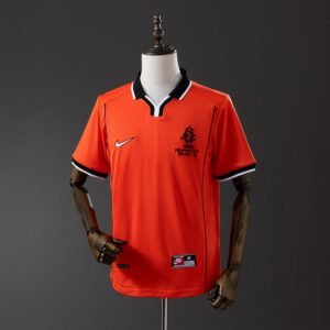 netherlands 1998 home retro jersey 001