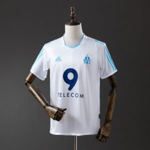 olympique de marseille 02 03 home retro jersey 001