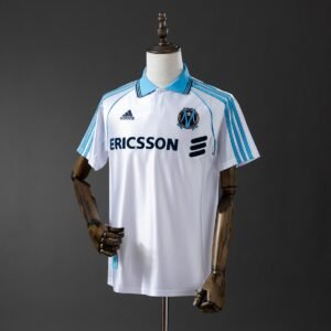 olympique de marseille 98 99 home retro jersey 001