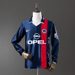 psg 01 02 home long sleeve retro jersey 001