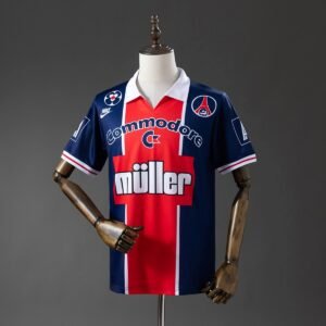 psg 91 92 home retro jersey 001