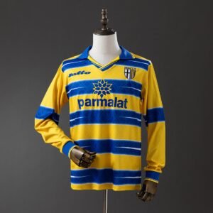 parma calcio 98 99 home long sleeve retro jersey 001
