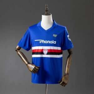 sampdoria 84 88 home retro jersey 001