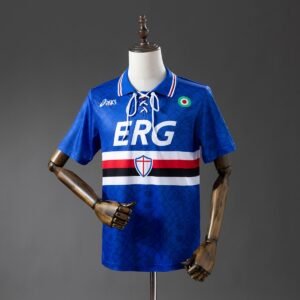 sampdoria 94 95 home retro jersey 001