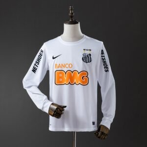 santos 12 13 home long sleeve retro jersey 001