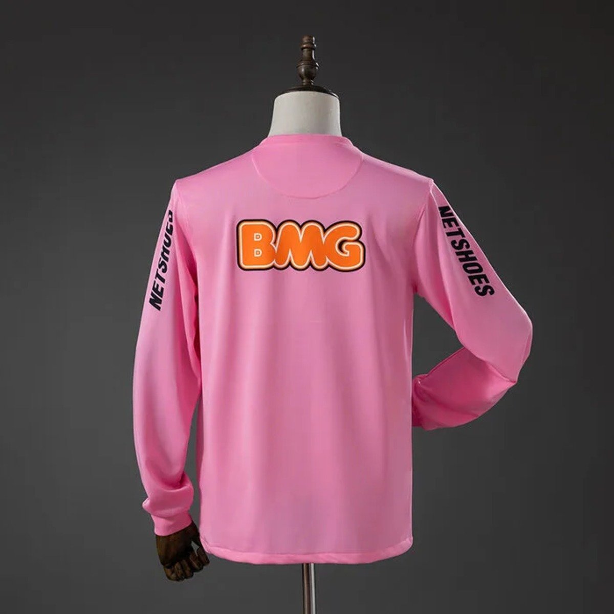 santos 12 13 retro long sleeve jersey pink 002 santos 12 13 retro long sleeve jersey pink 002