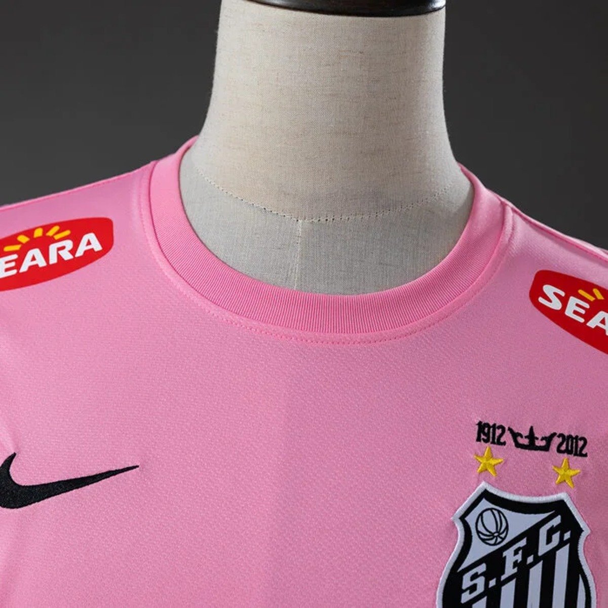 santos 12 13 retro long sleeve jersey pink 003 santos 12 13 retro long sleeve jersey pink 003