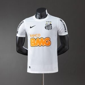 santos 2013 home player version retro jersey 001