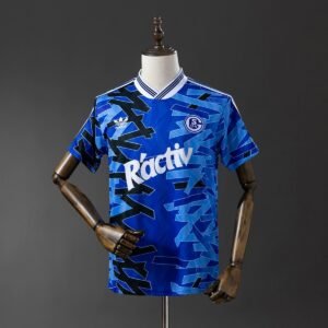 schalke 04 92 93 home retro jersey 001