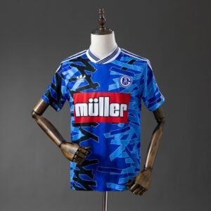 schalke 04 93 94 home retro jersey 001