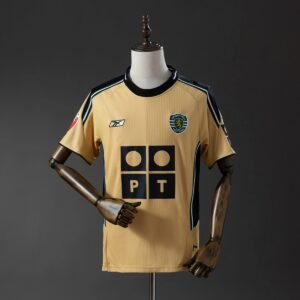 sporting cp 03 04 away retro jersey 001
